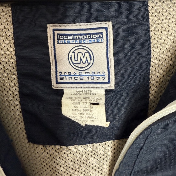 - Local Motion International Blue Pullover hoodie with short zipper pocket - Picture 4 of 7